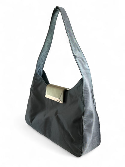 Prada borsa classica grigio cangiante