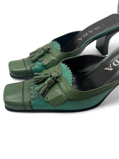 Prada scarpe verdi