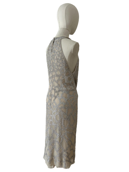 Roberto Cavalli silver dress