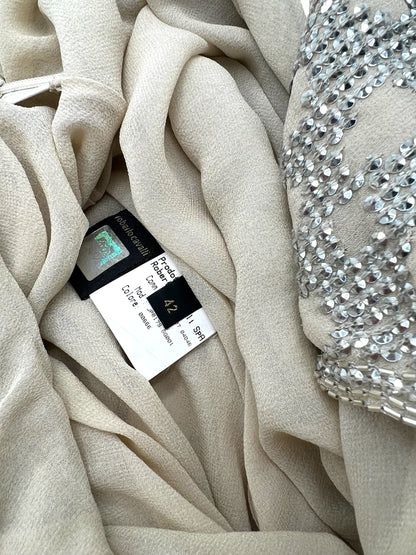 Roberto Cavalli silver dress