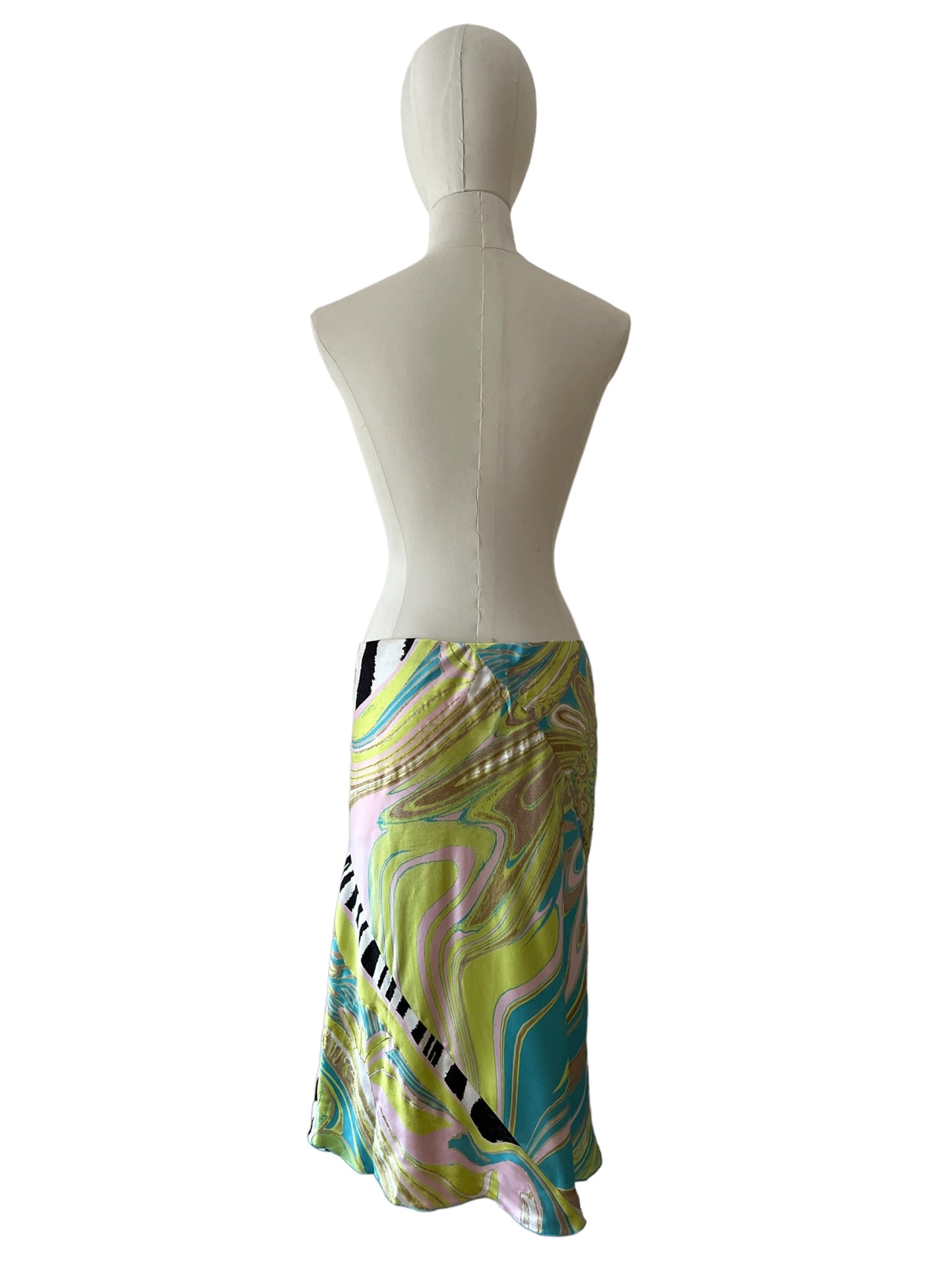 Roberto Cavalli skirt green/yellow