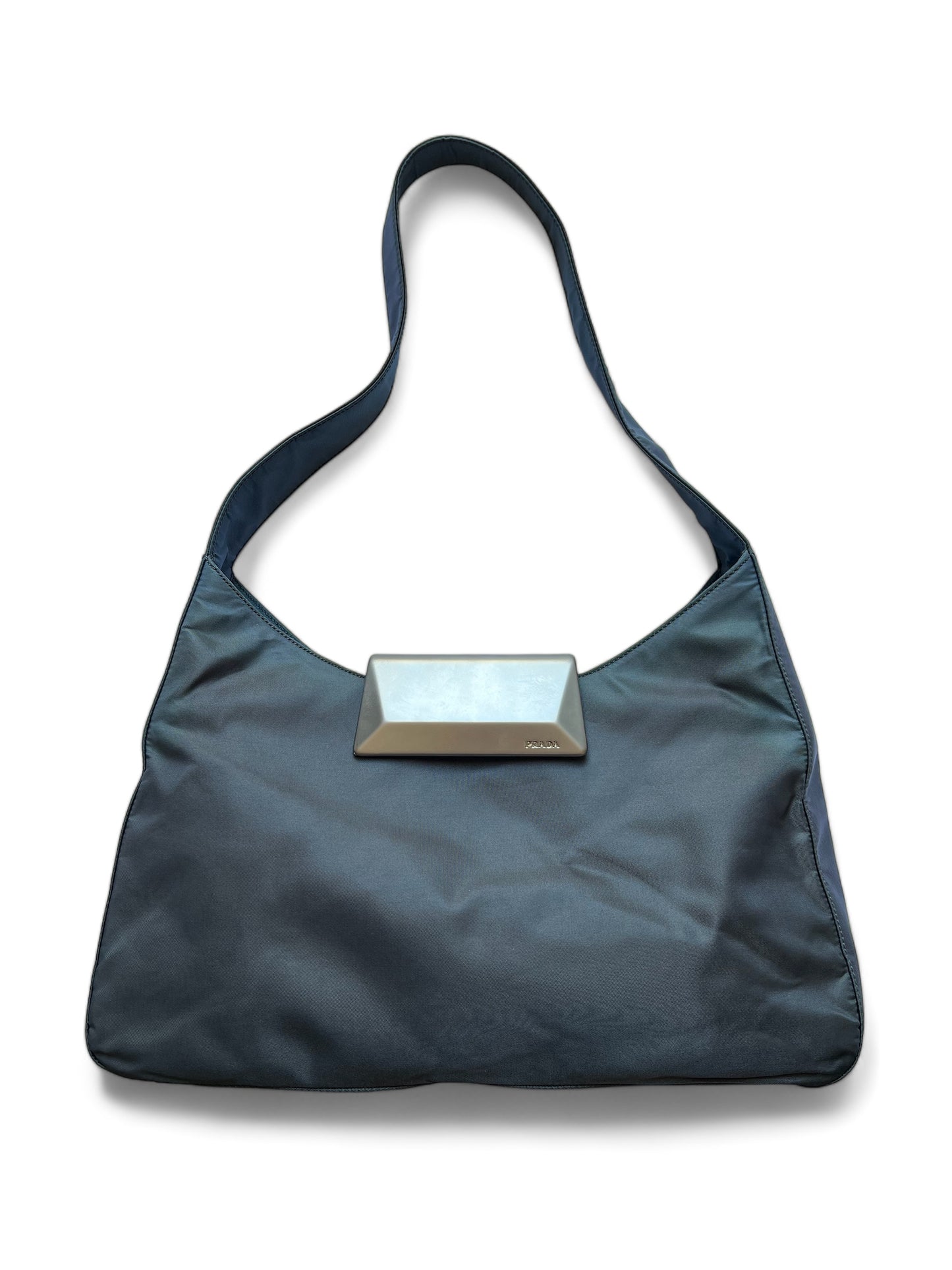 Prada borsa classica grigio cangiante