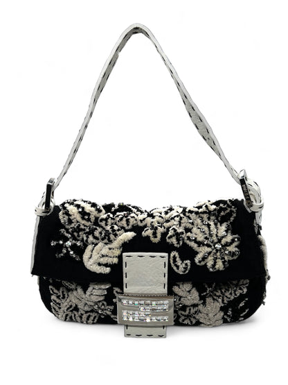 Fendi baguette black/white