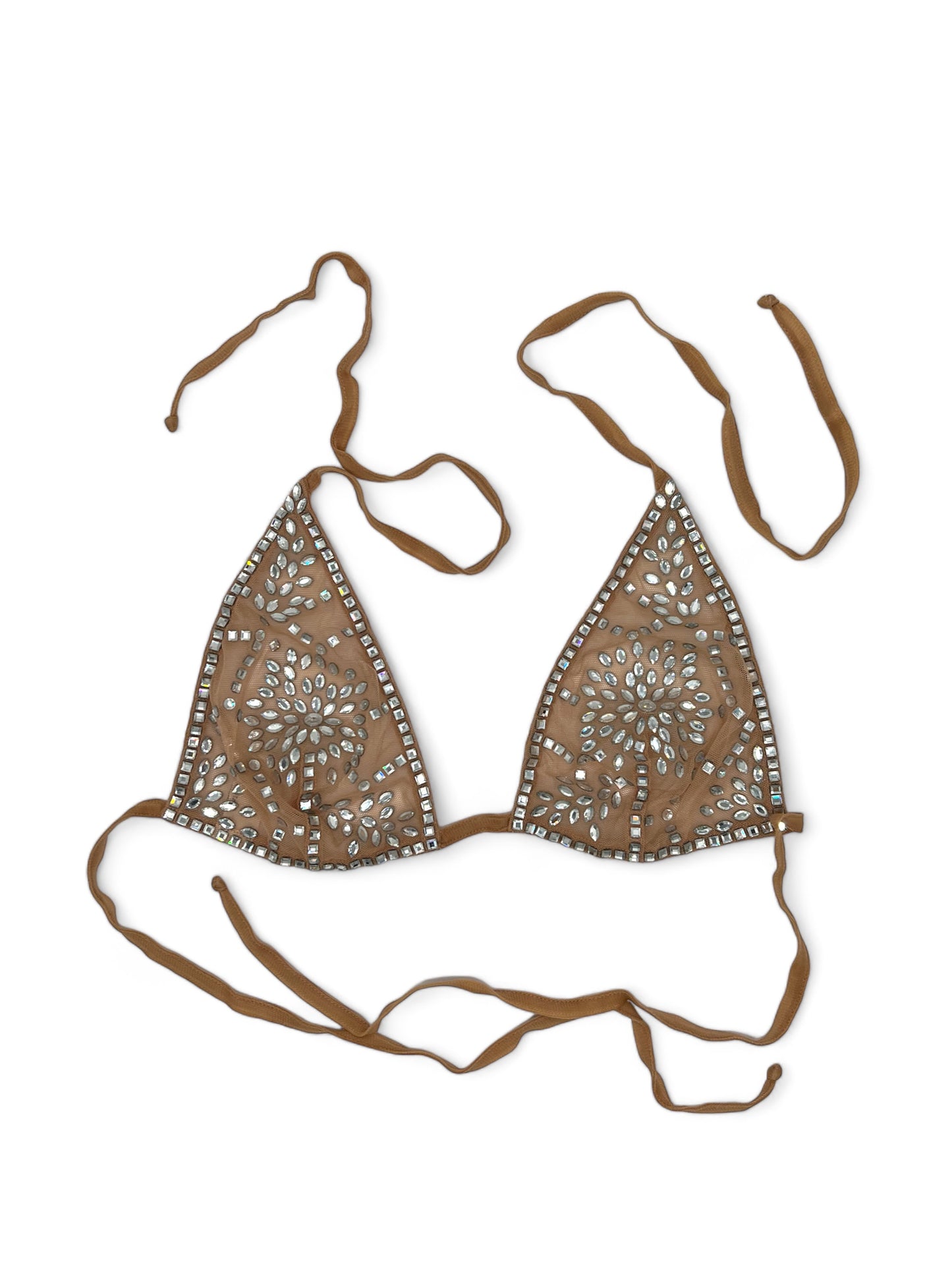 La Perla brown cristal bikini