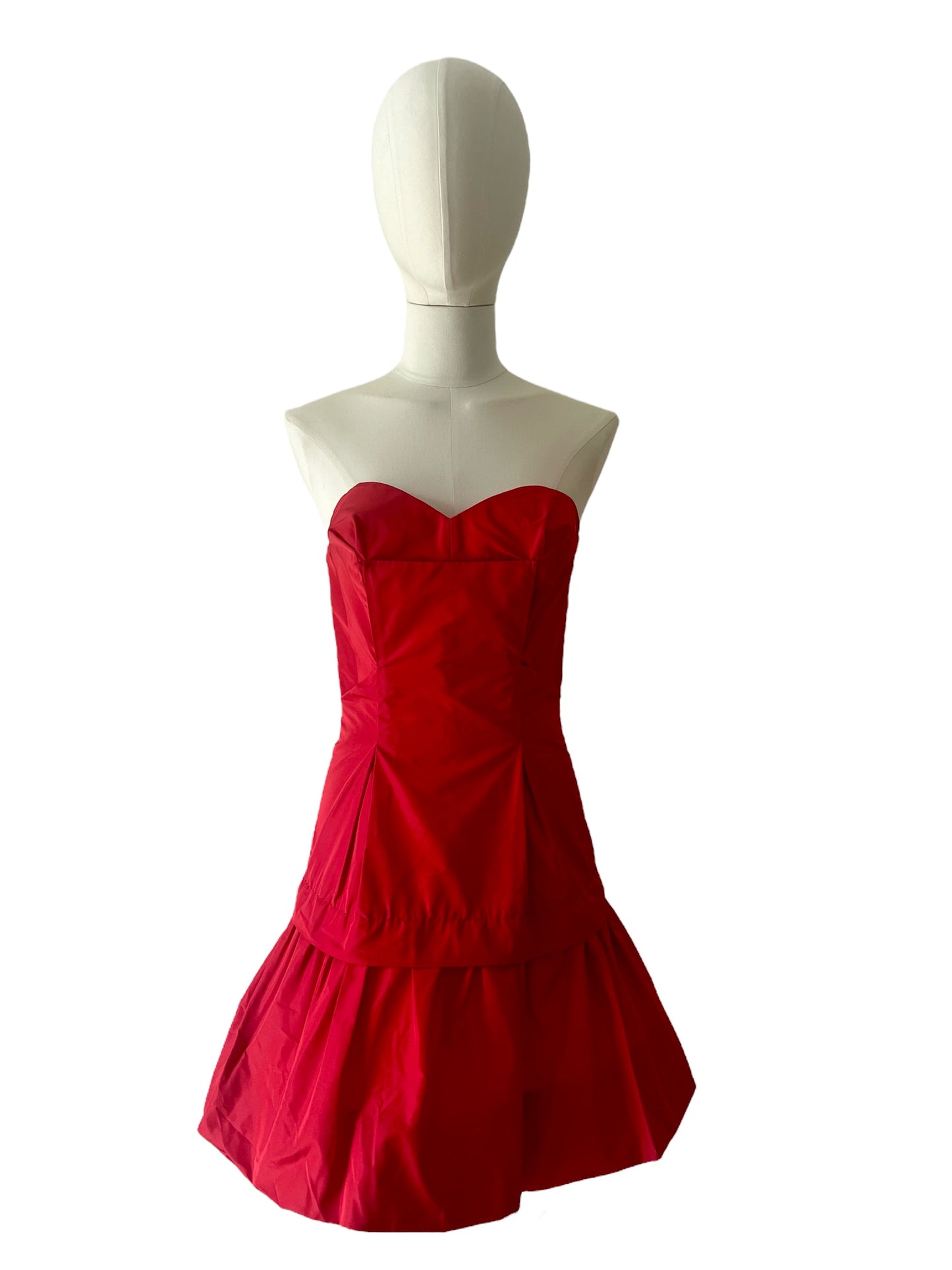 Miu Miu red evening dress