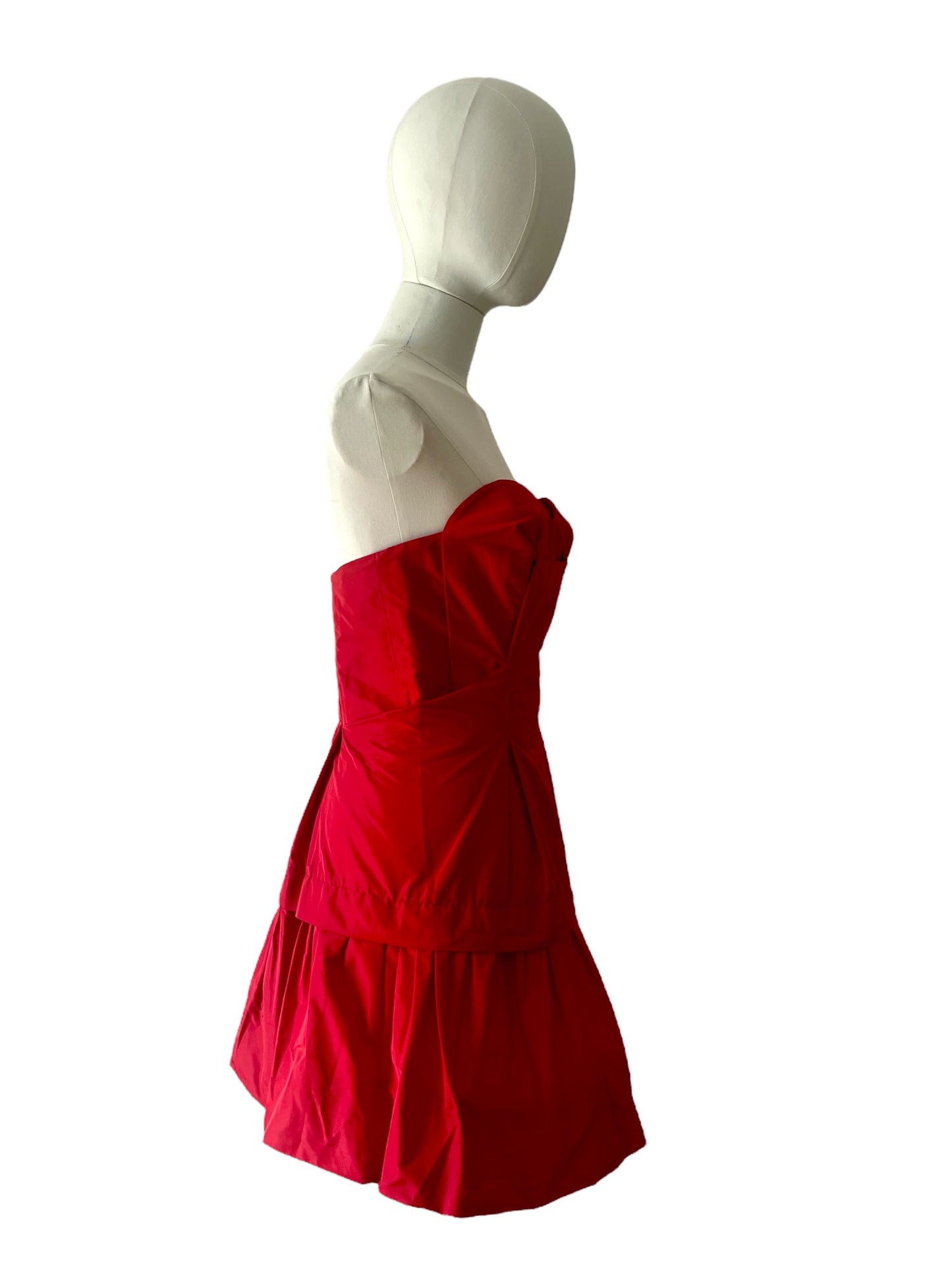 Miu Miu red evening dress