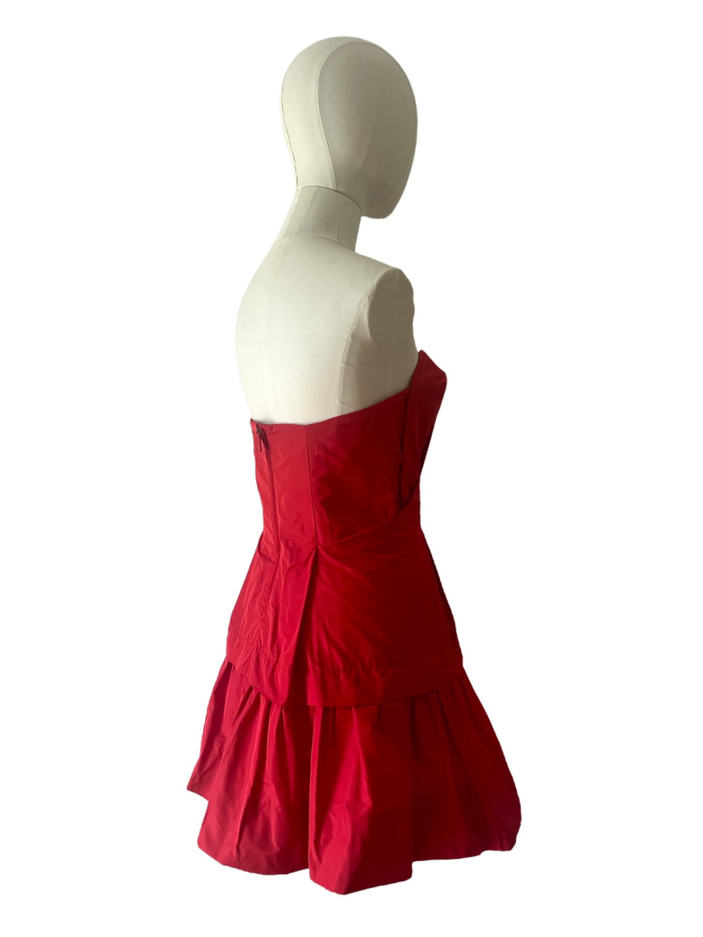 Miu Miu red evening dress