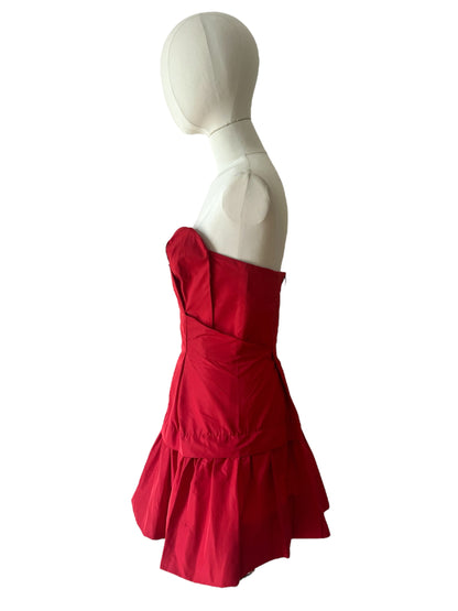 Miu Miu red evening dress