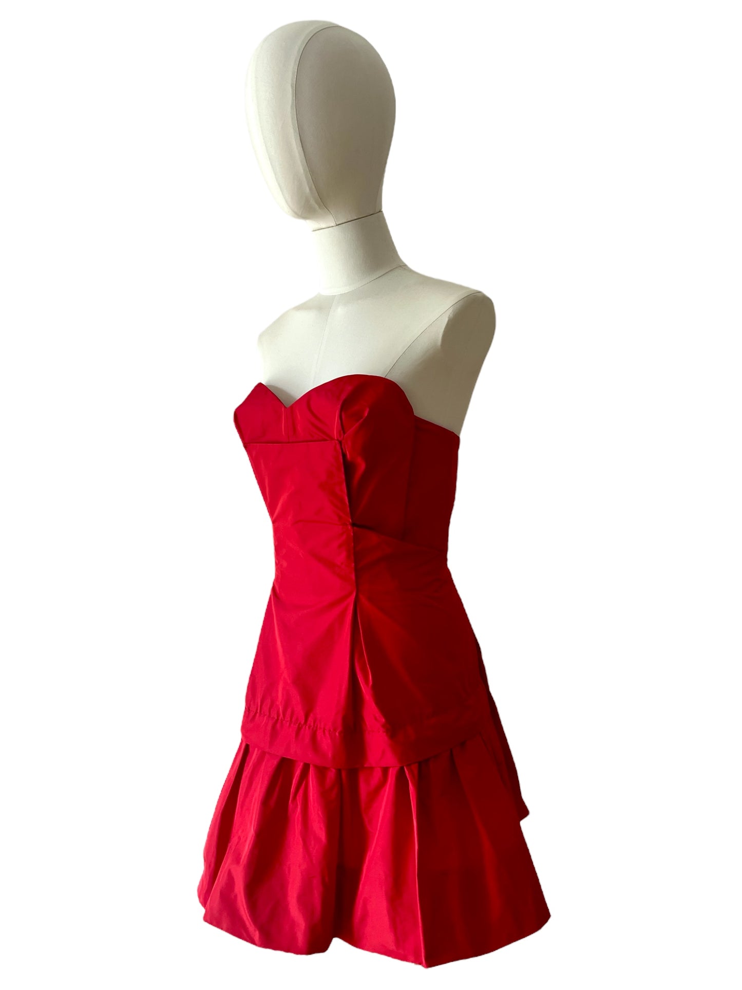 Miu Miu red evening dress