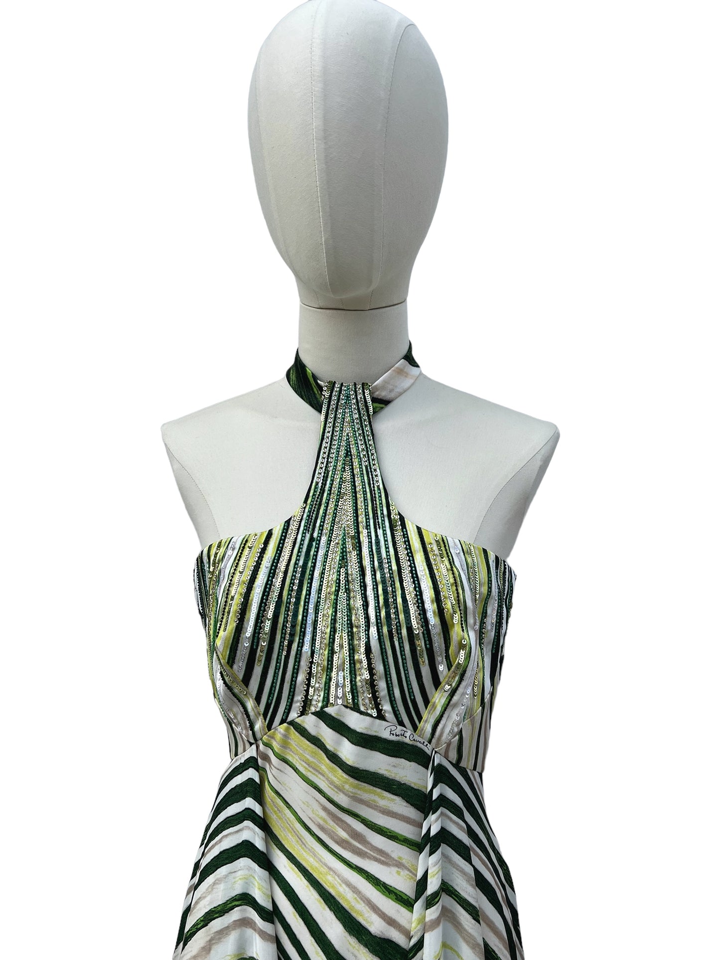 Roberto Cavalli abito halter