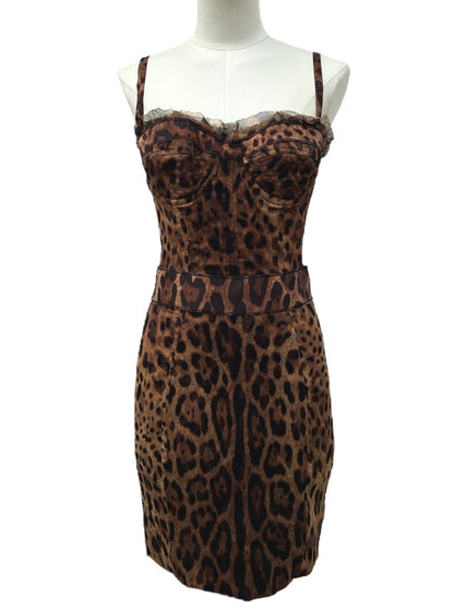 Dolce&Gabbana leopard print dress