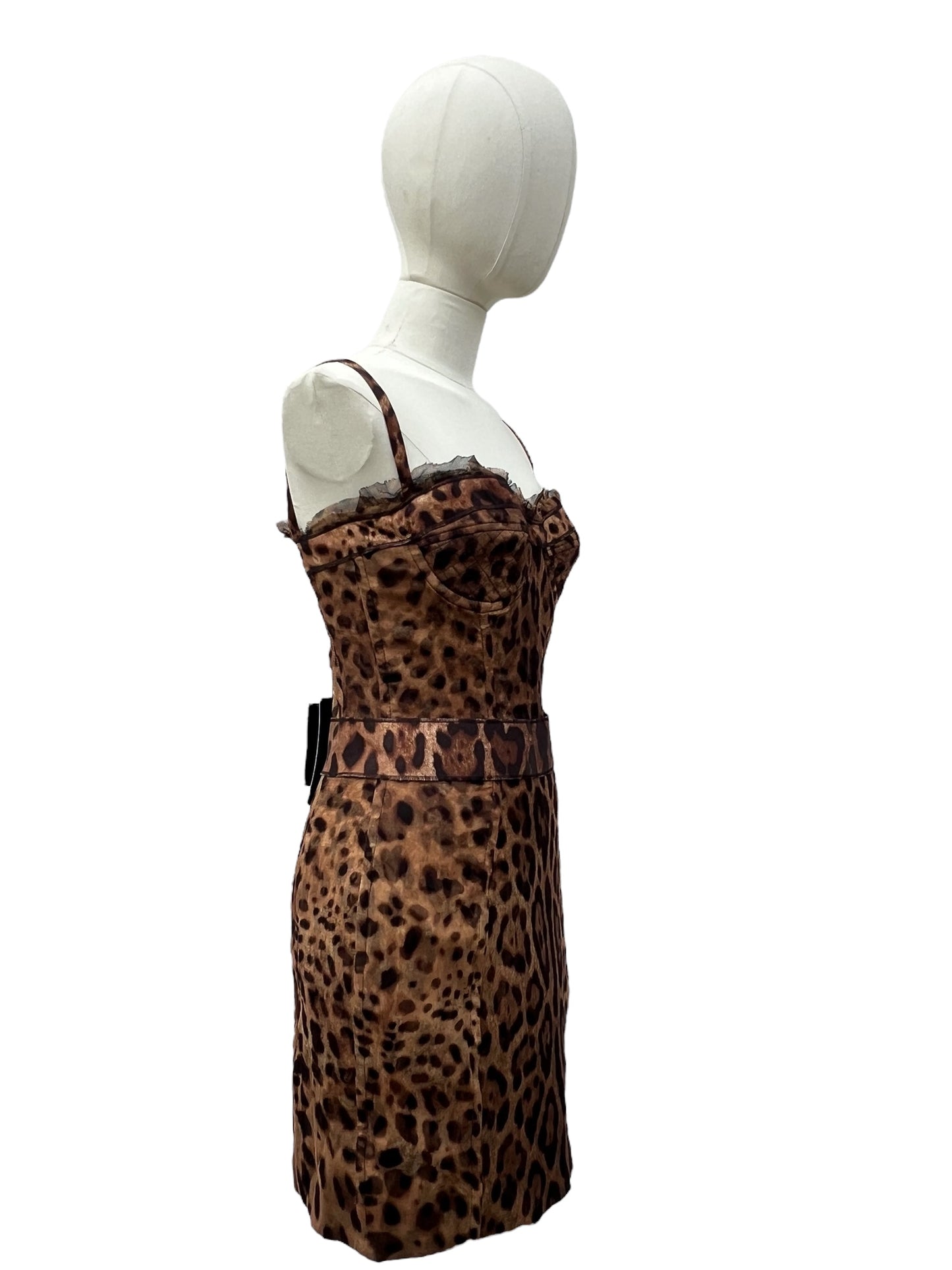 Dolce&Gabbana abito con stampa leopardata