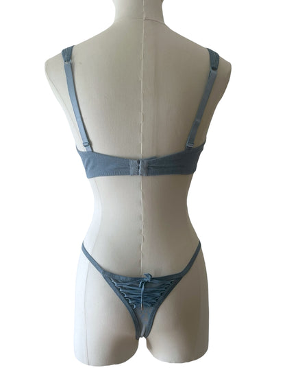 Dior bikini in denim blu