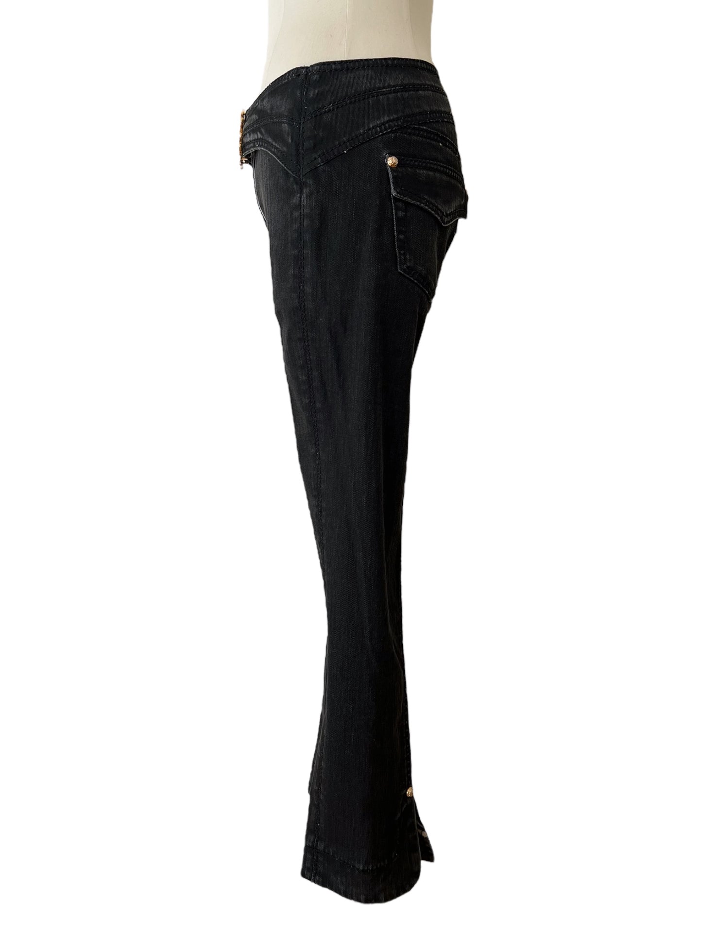 Roberto Cavalli pantalone slim nero 