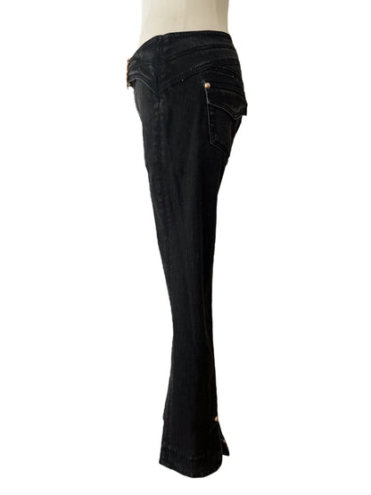 Roberto Cavalli pantalone slim nero 