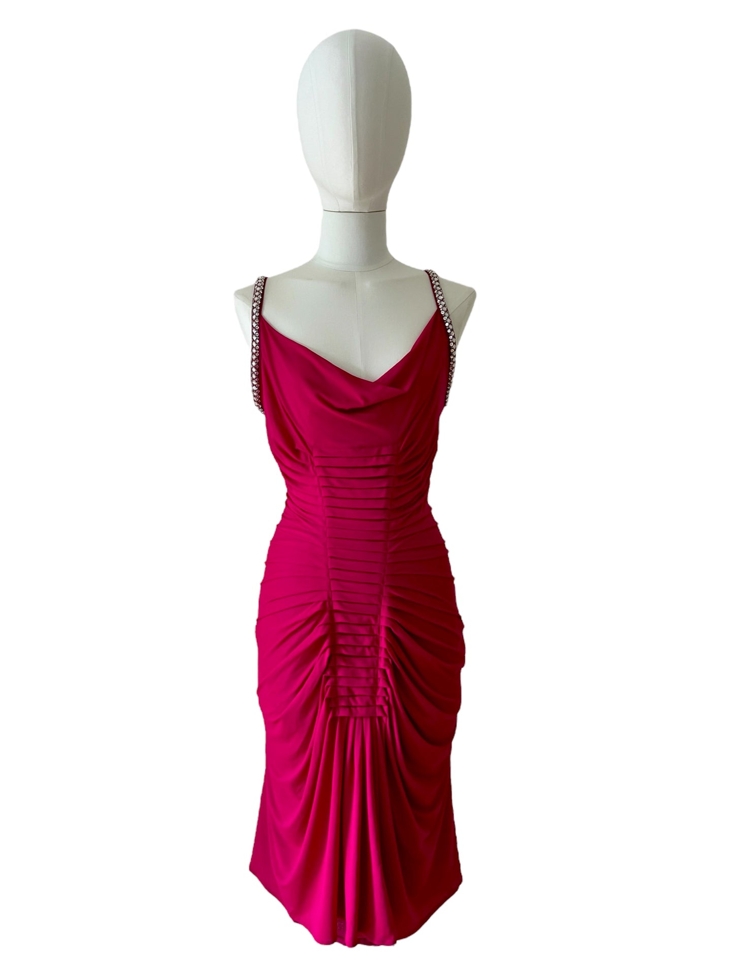 Roberto Cavalli fuxia dress