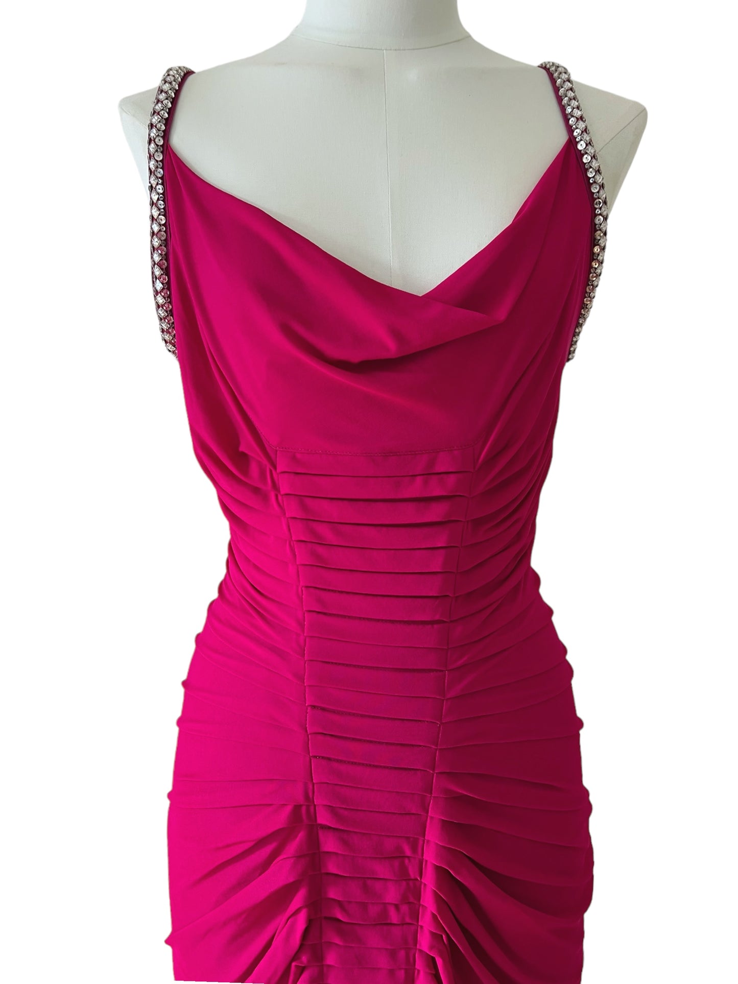 Roberto Cavalli fuxia dress