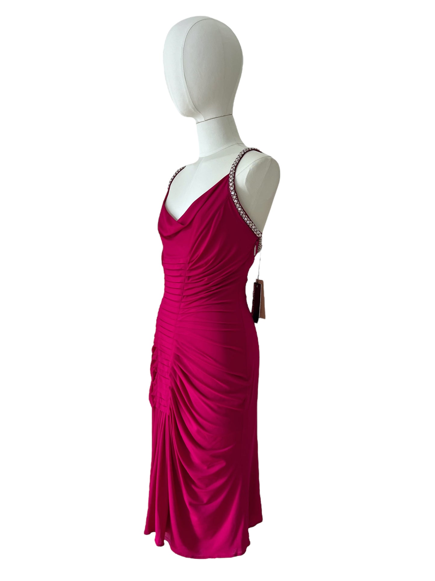 Roberto Cavalli fuxia dress