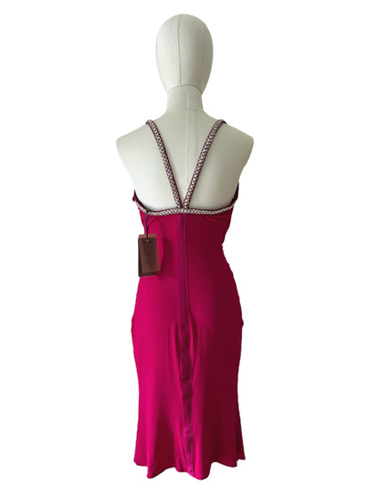 Roberto Cavalli fuxia dress