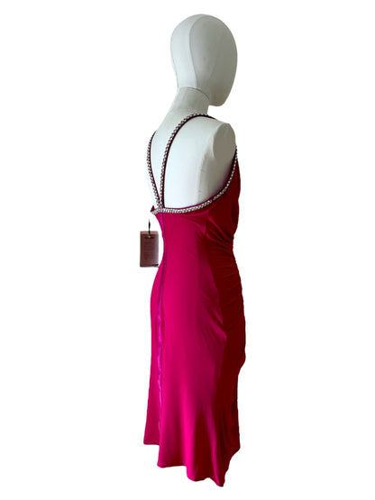 Roberto Cavalli fuxia dress