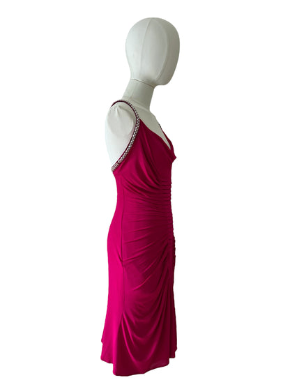 Roberto Cavalli fuxia dress