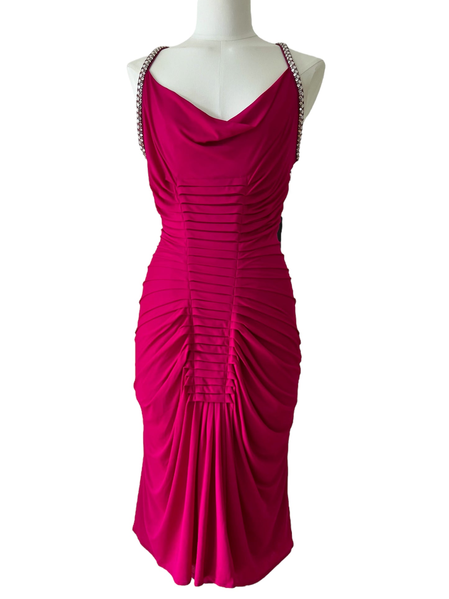 Roberto Cavalli fuxia dress