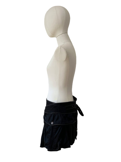 Roberto Cavalli black mini skirt