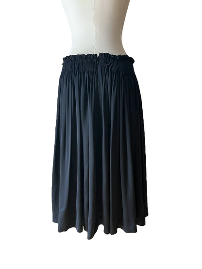 Prada black midi skirt