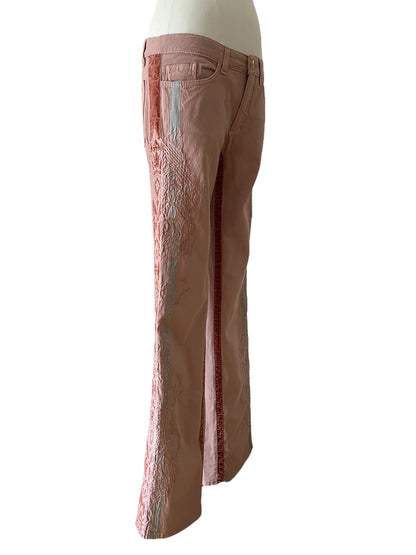 Roberto Cavalli straight pant pale pink