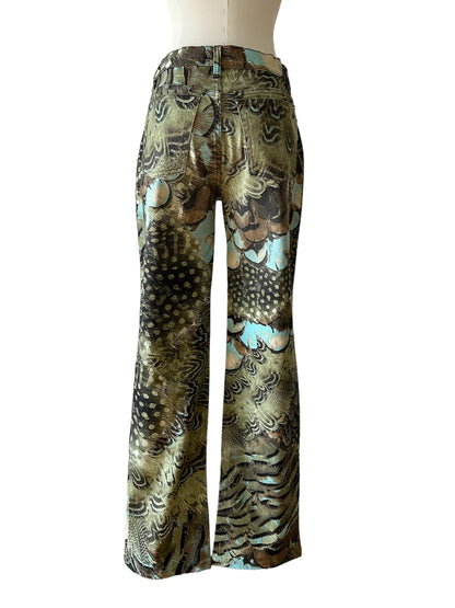 Roberto Cavalli light blue pant