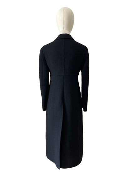 Prada black wool coat