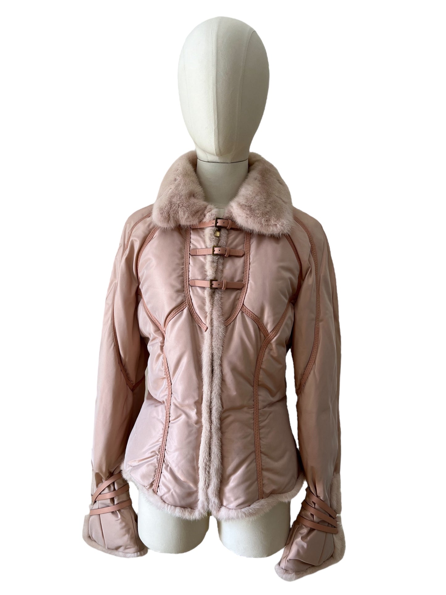 Roberto Cavalli jacket pink/white