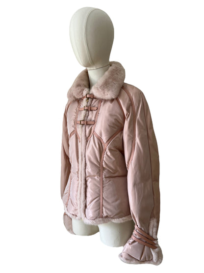 Roberto Cavalli jacket pink/white