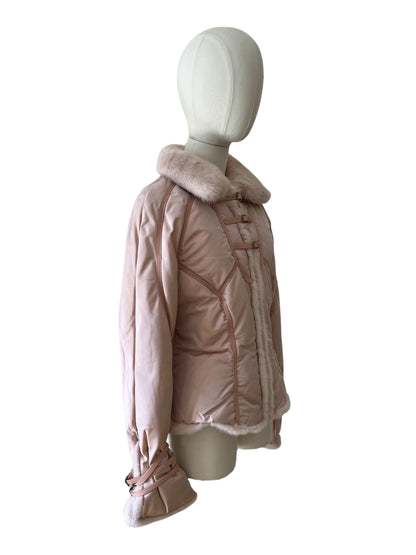 Roberto Cavalli jacket pink/white