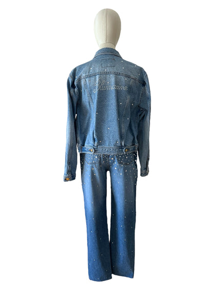 Blumarine completo in denim 