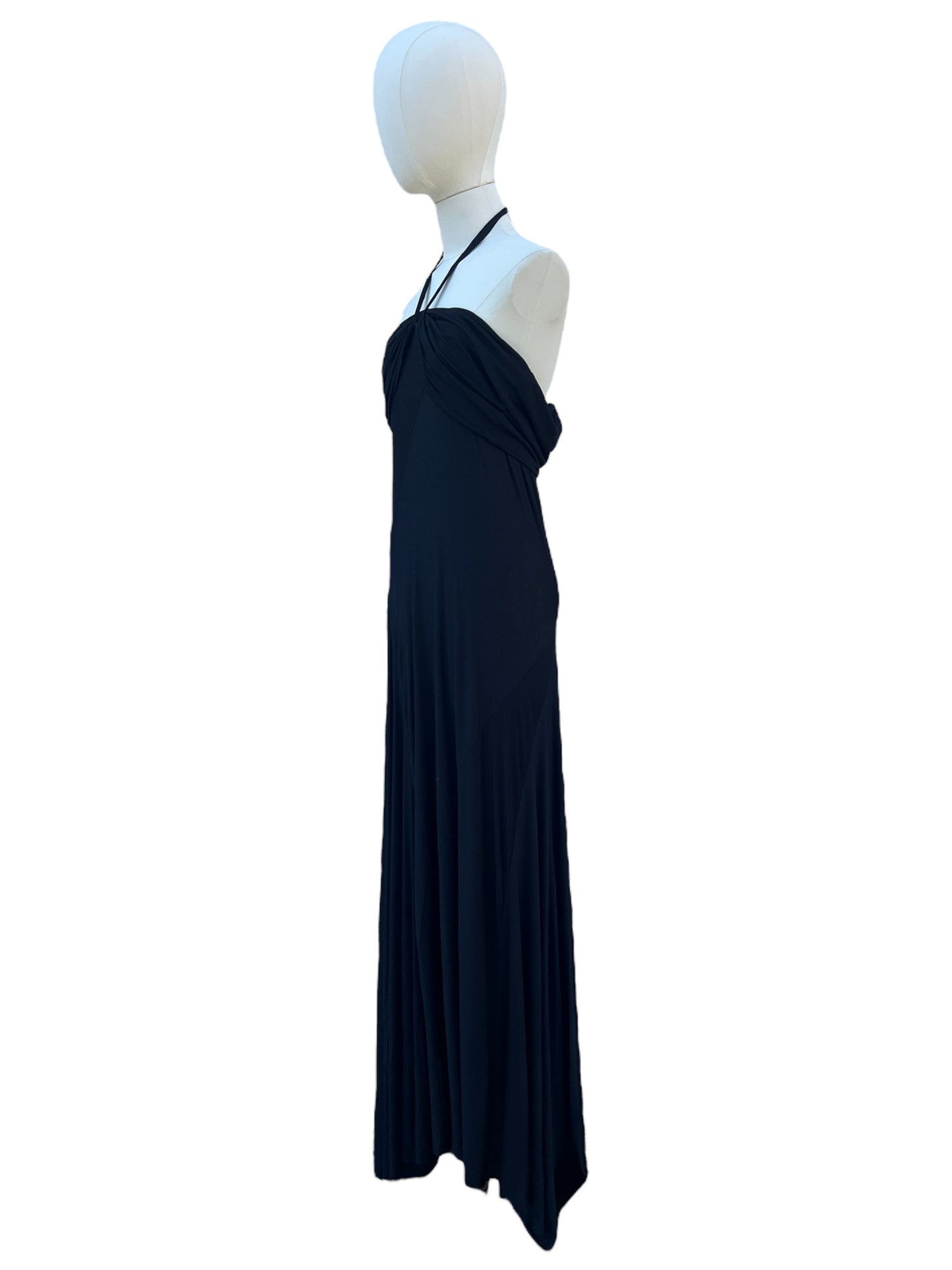 Ann Demeulemeester black evening dress