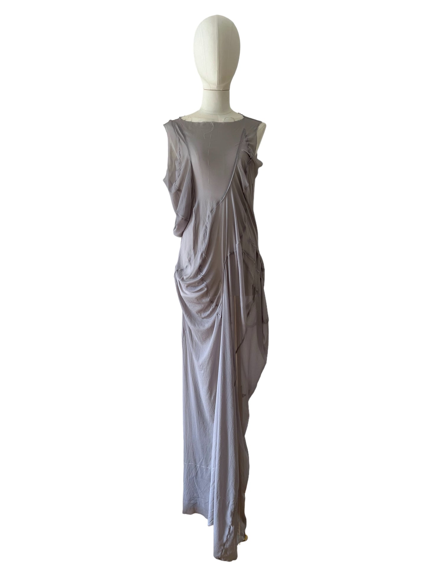 M. Martin Margiela gray long dress