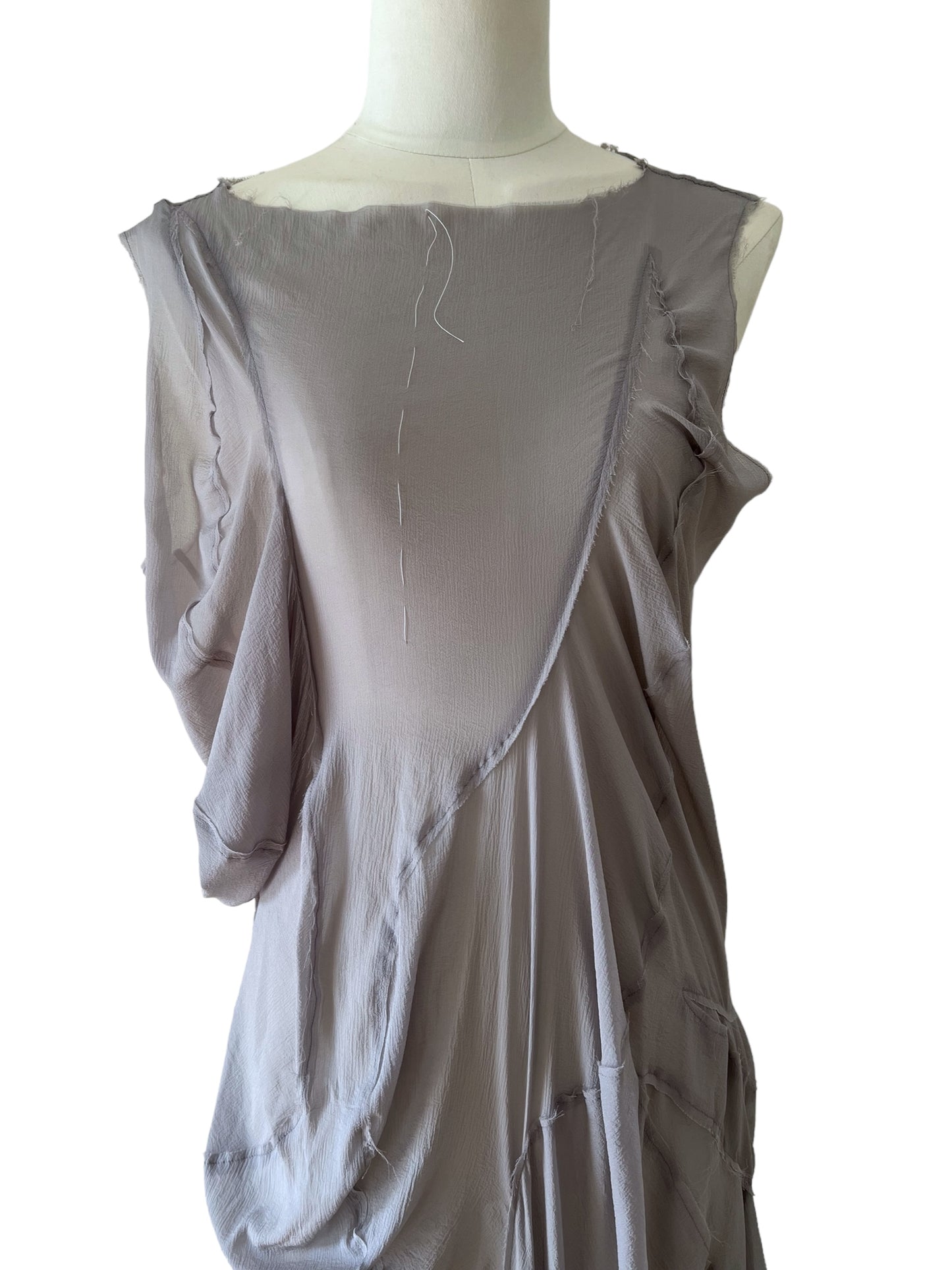 M. Martin Margiela gray long dress