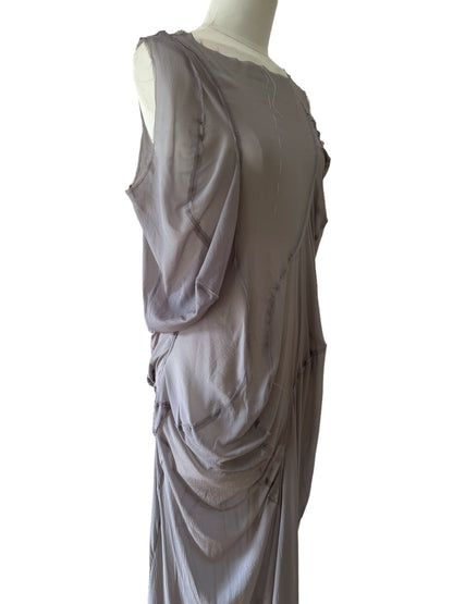 M. Martin Margiela gray long dress