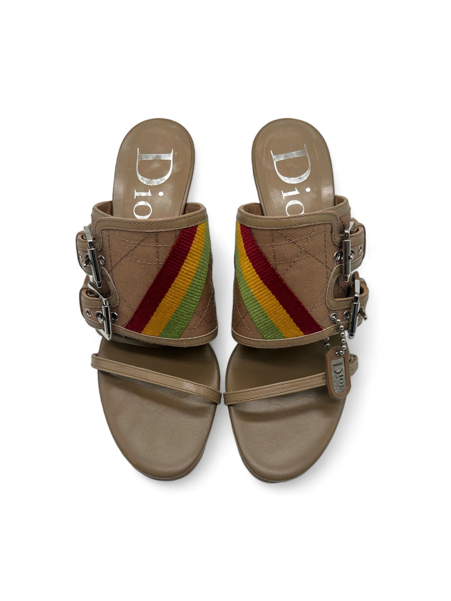 Dior sandal Rasta collection