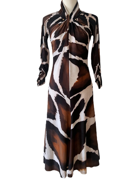 Roberto Cavalli animalier dress