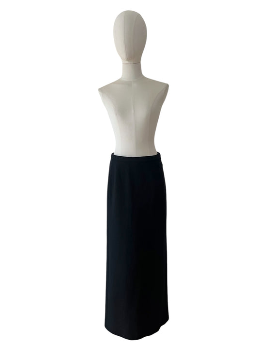 Prada long wool skirt