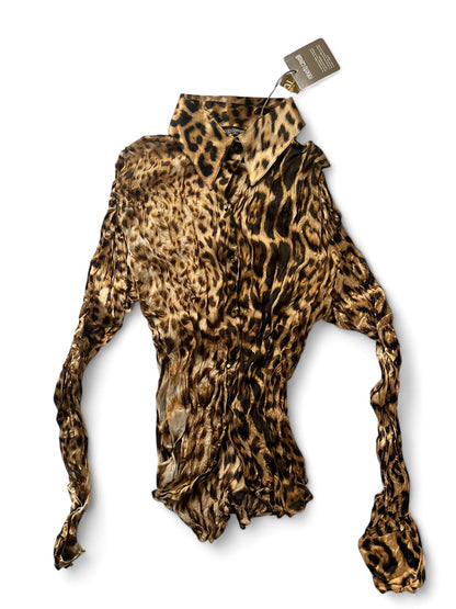 Roberto Cavalli cheetah silk shirt