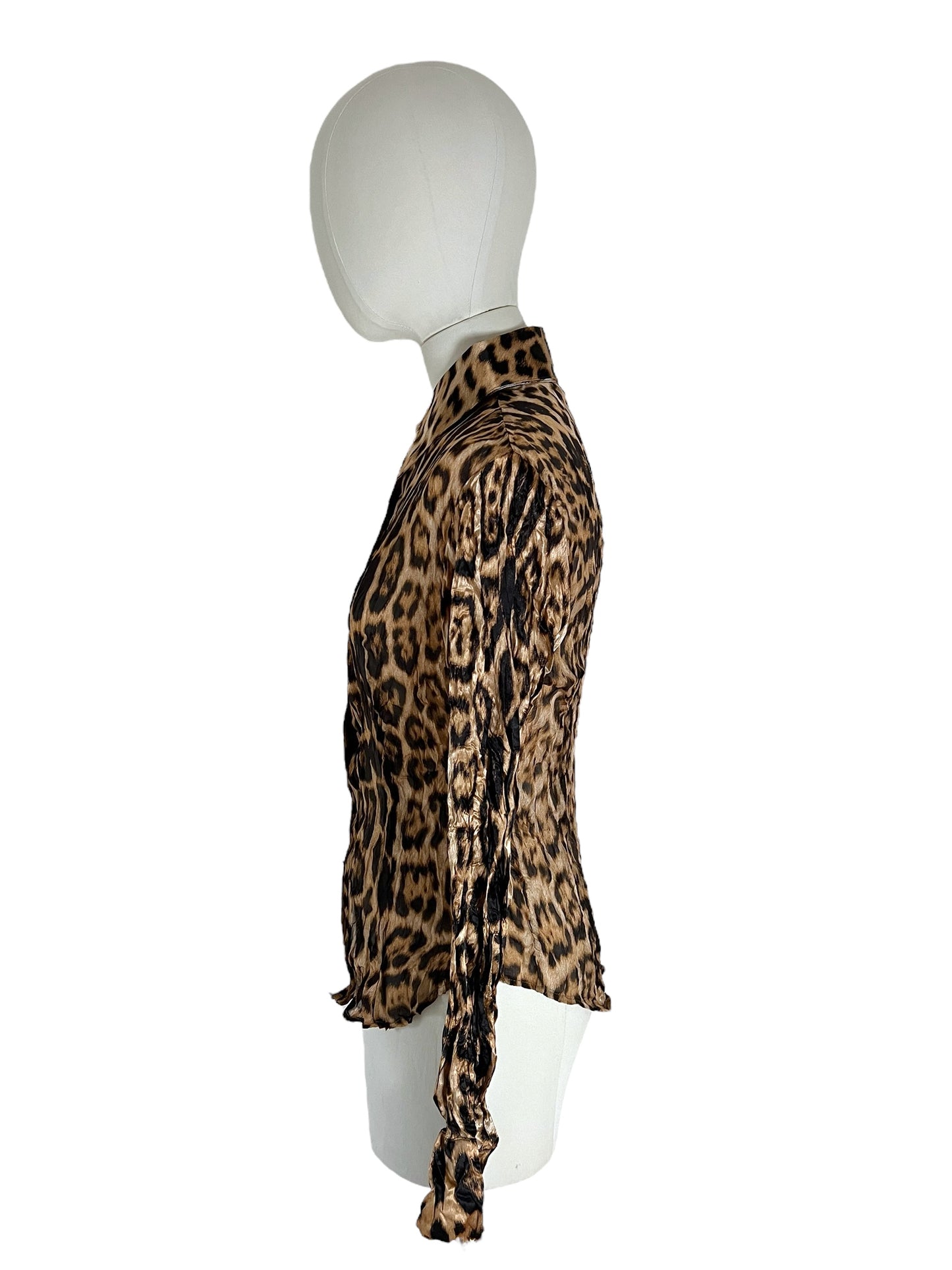 Roberto Cavalli cheetah silk shirt