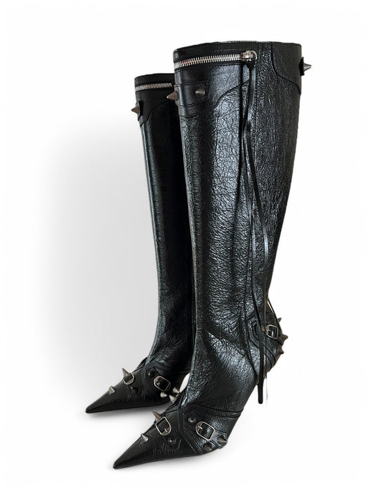 Balenciaga Le Cagole black boots