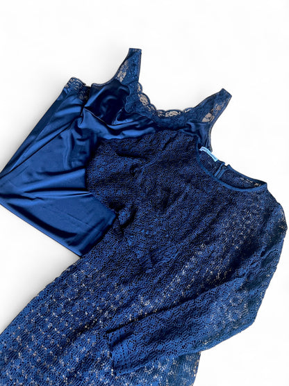 Dolce & Gabbana slip dress set