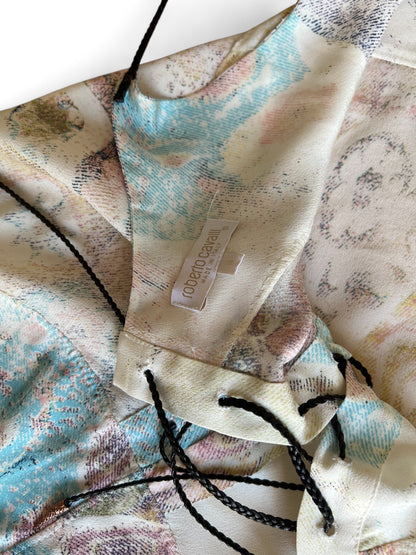 Roberto Cavalli vintage printed silk dress