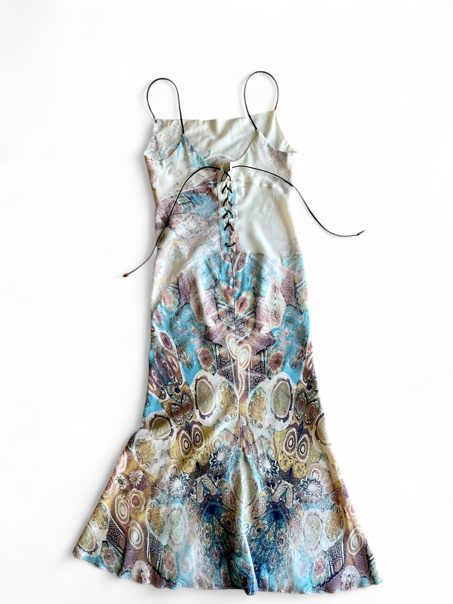 Roberto Cavalli vintage printed silk dress