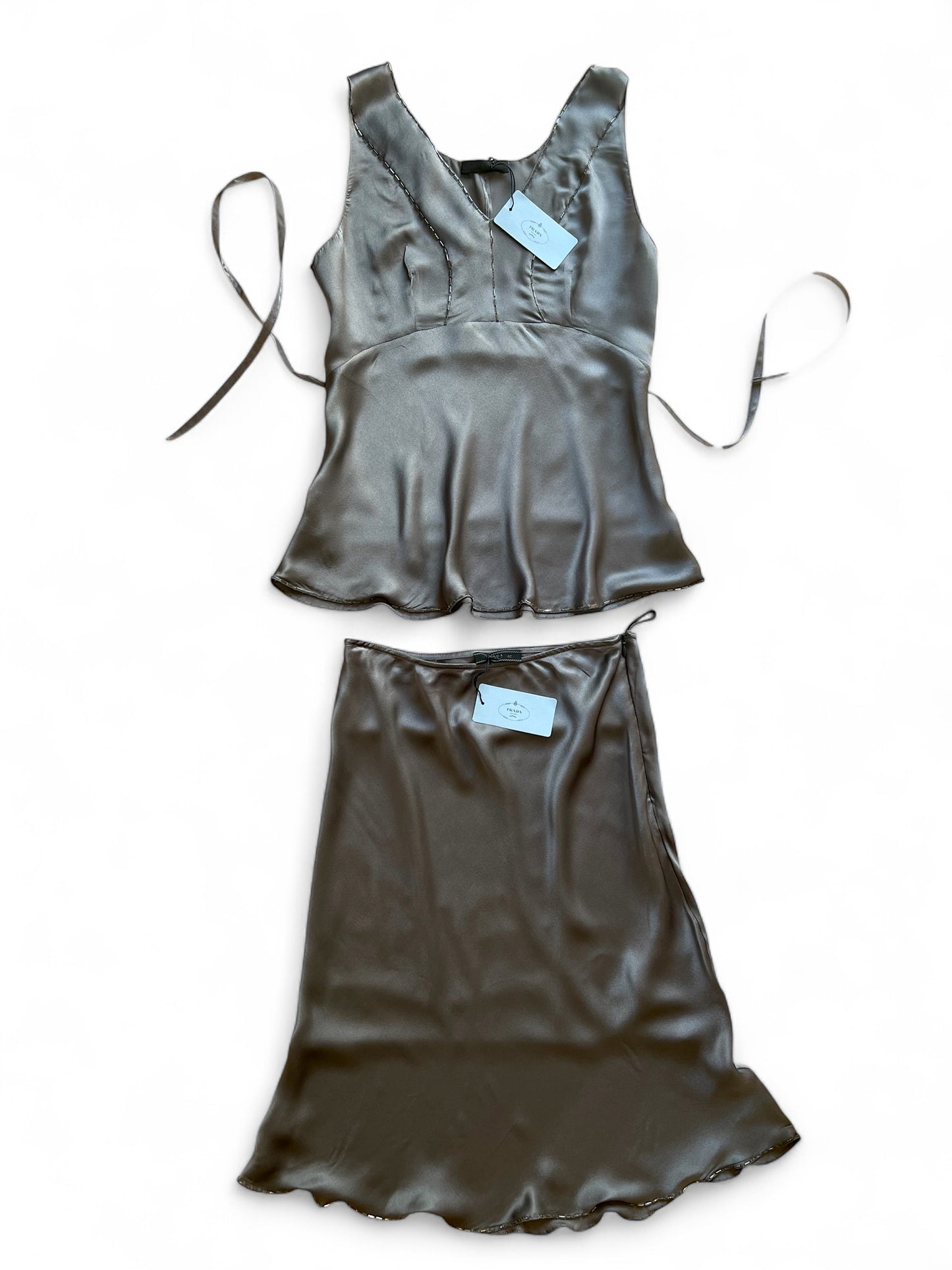 Prada FW1997 silk set