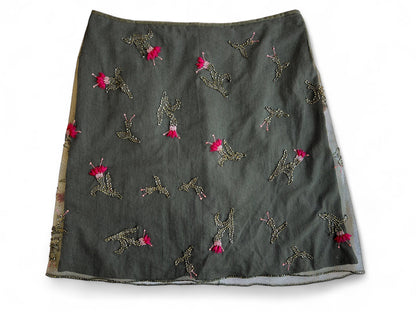 Prada FW1997  embroidered tulle ensamble